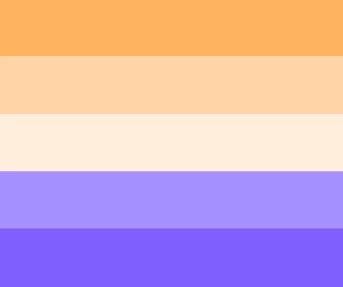 Honeyed non-binary flag by cum_binary on Twitter